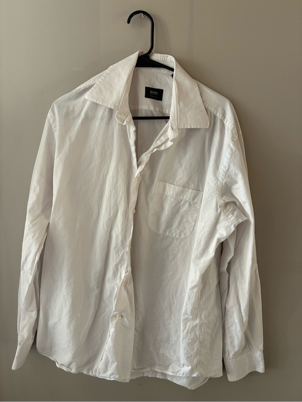 Hugo Boss Men's White dress shirt